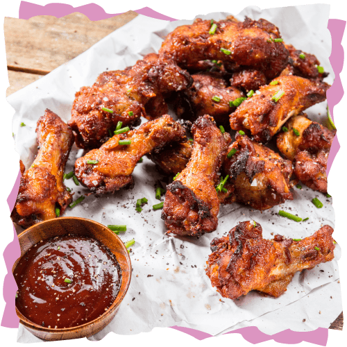 American Ranch BBQ Chicken Wings