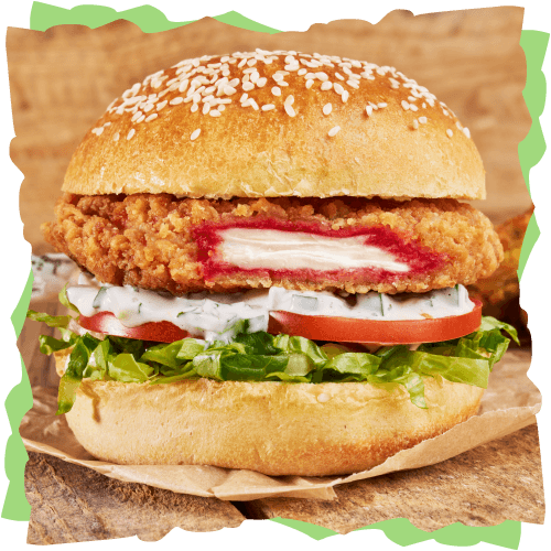 American Ranch Tandoori Chicken Burger